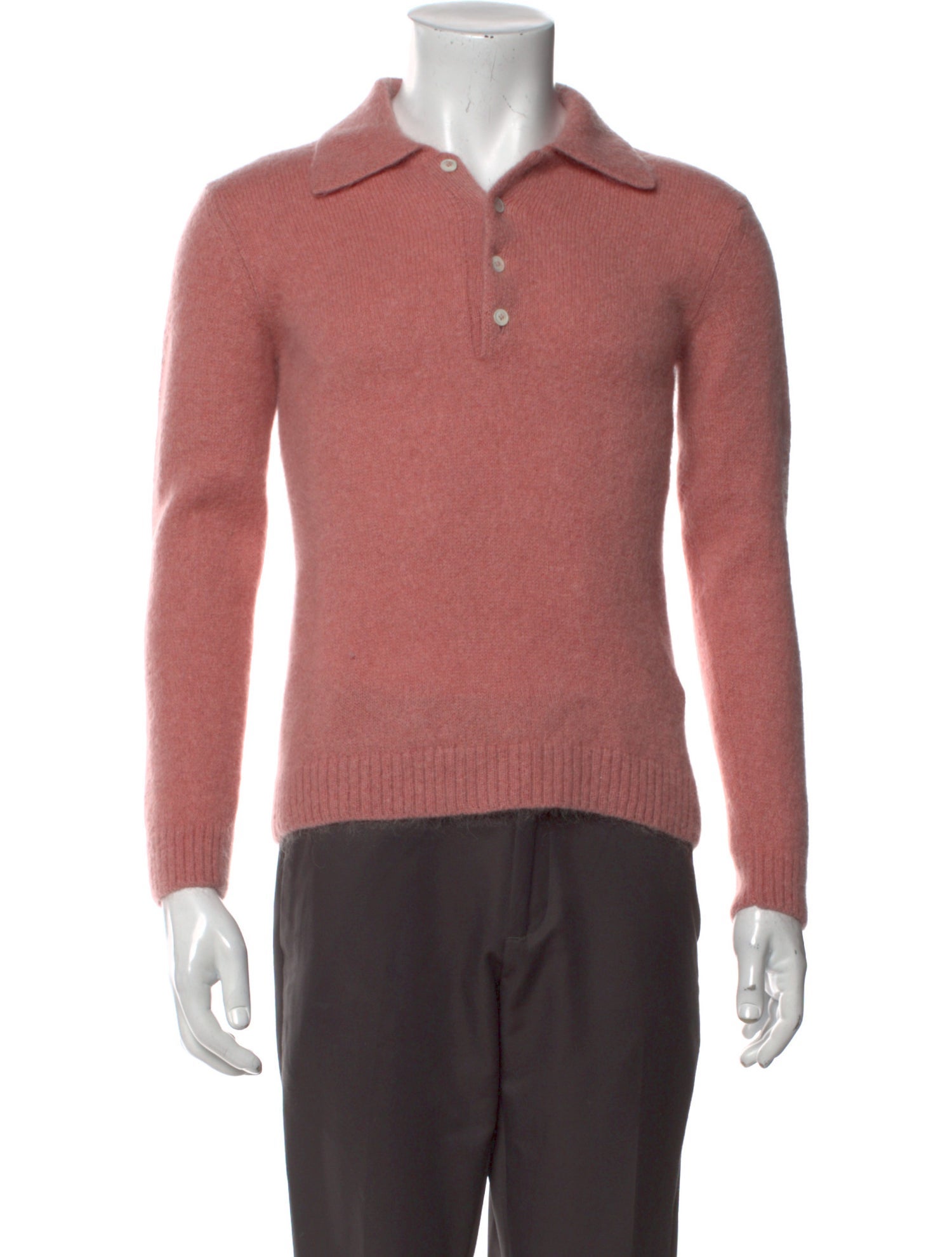 Todd Snyder Collar Long Sleeve Polo Sweater
