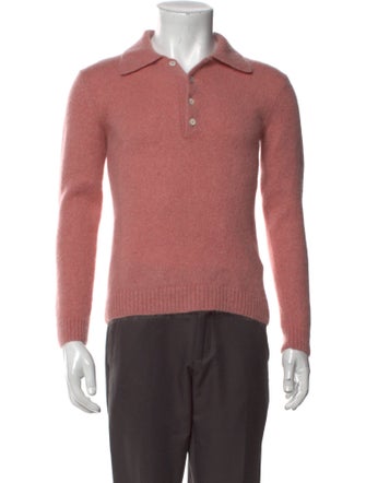Todd Snyder Collar Long Sleeve Polo Sweater