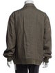 Todd Snyder Linen Plaid Print Utility Jacket