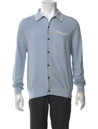 Todd Snyder Mock Neck Long Sleeve Polo Sweater