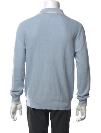 Todd Snyder Mock Neck Long Sleeve Polo Sweater
