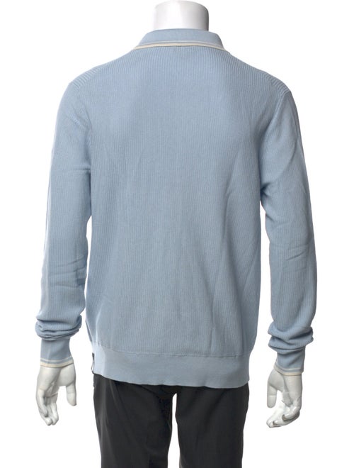 Todd Snyder Mock Neck Long Sleeve Polo Sweater