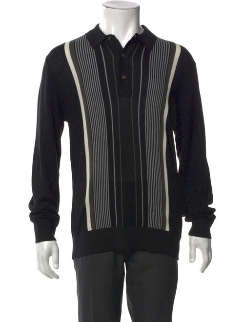 Todd Snyder Striped Turtleneck Cardigan