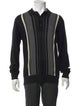 Todd Snyder Striped Turtleneck Cardigan
