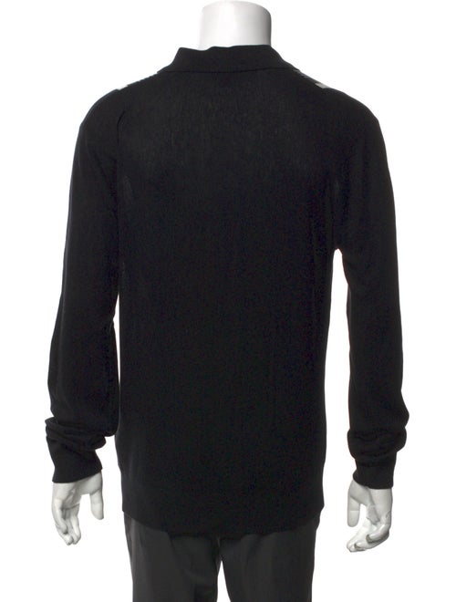 Todd Snyder Striped Turtleneck Cardigan