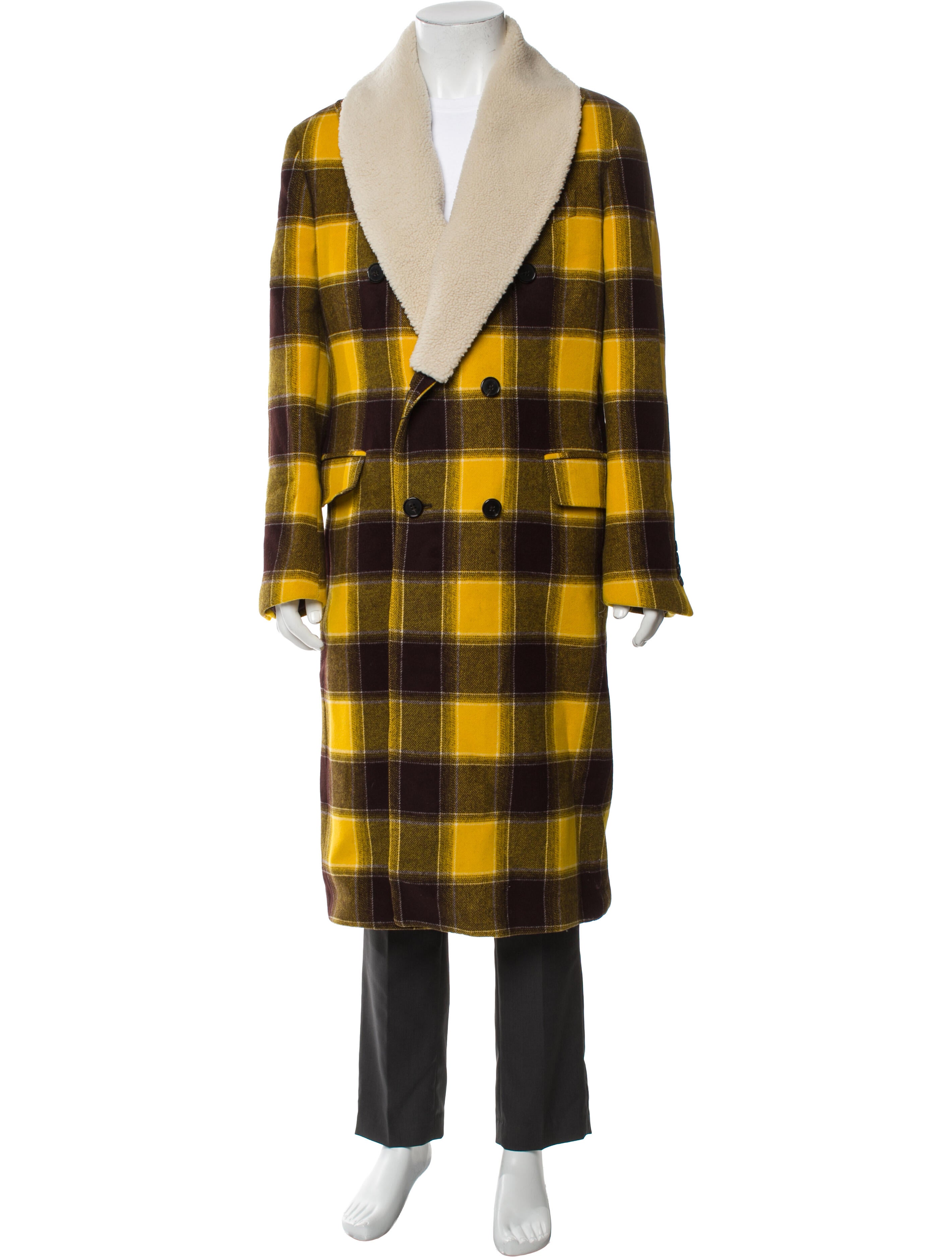 Todd Snyder Wool Plaid Print Overcoat w/ Tags