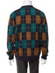 Todd Snyder Merino Wool Plaid Print Cardigan