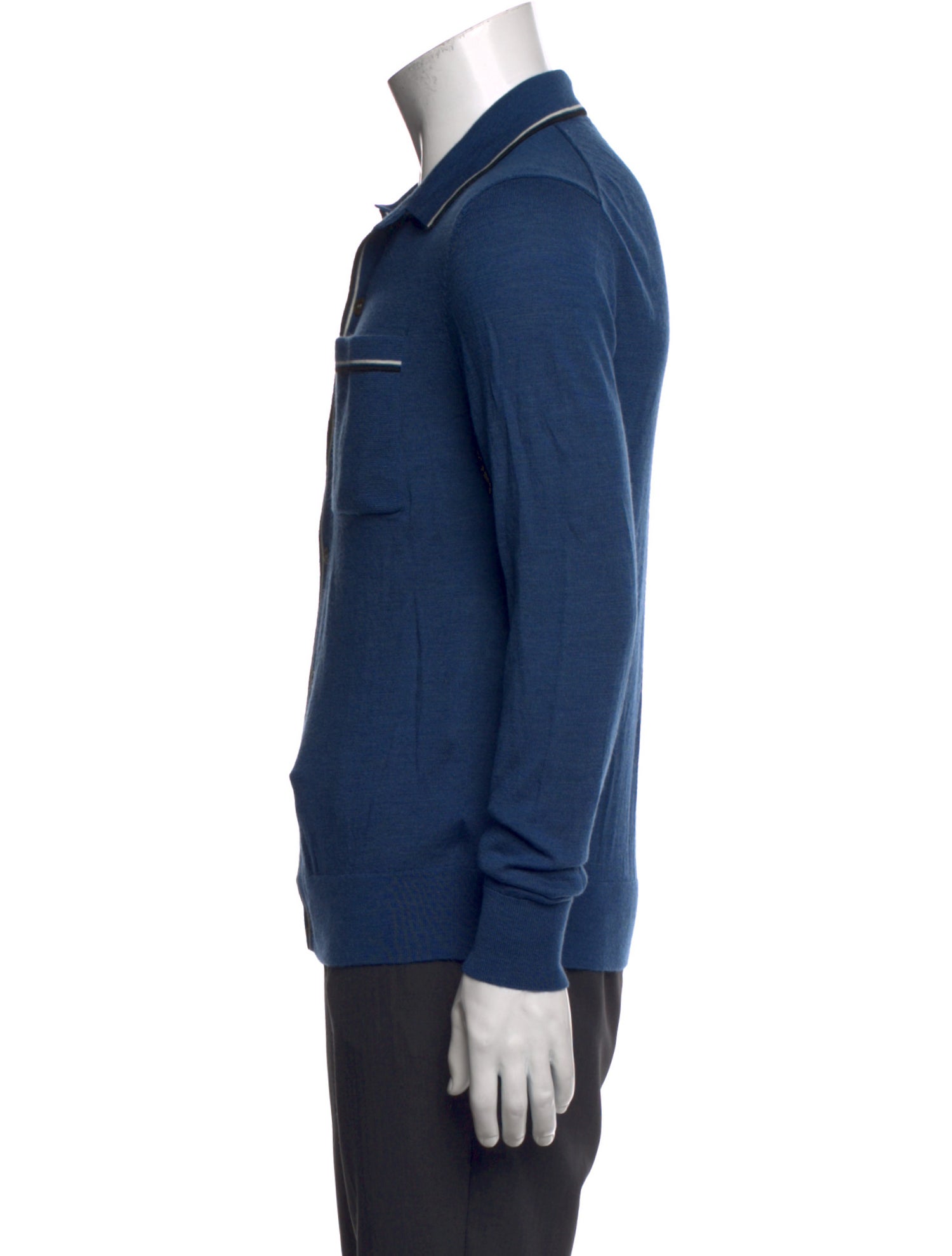 Todd Snyder Merino Wool Collar Cardigan