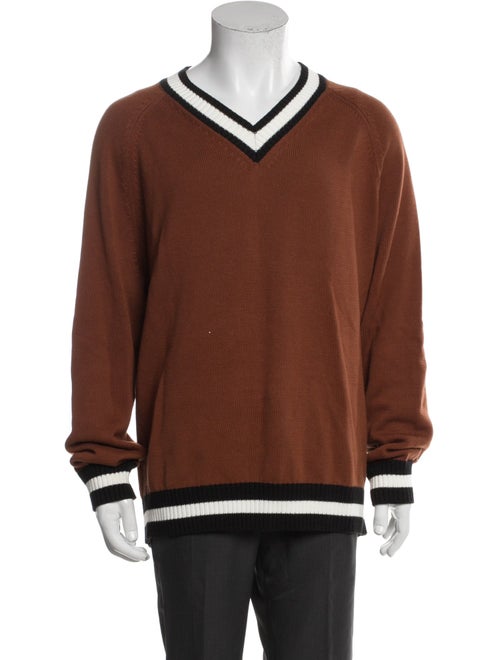 Todd Snyder Striped V-Neck Pullover