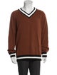 Todd Snyder Striped V-Neck Pullover