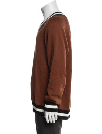 Todd Snyder Striped V-Neck Pullover