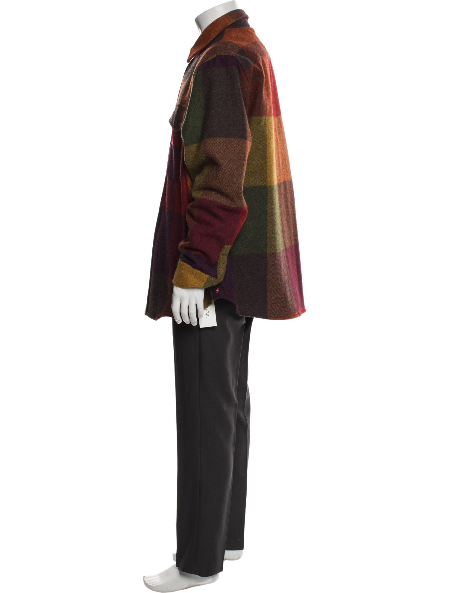 Todd Snyder Wool Plaid Print Shirt