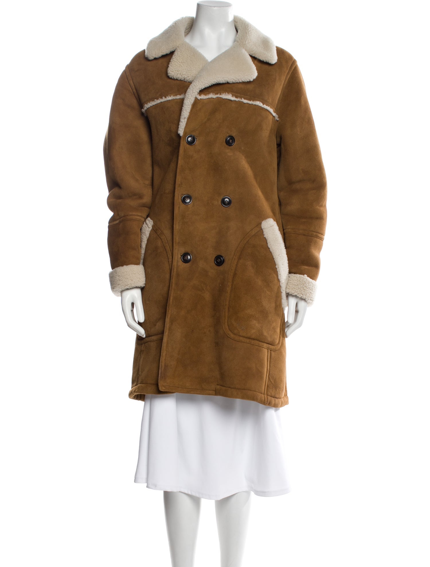 Todd Snyder Lambskin Faux Fur Coat