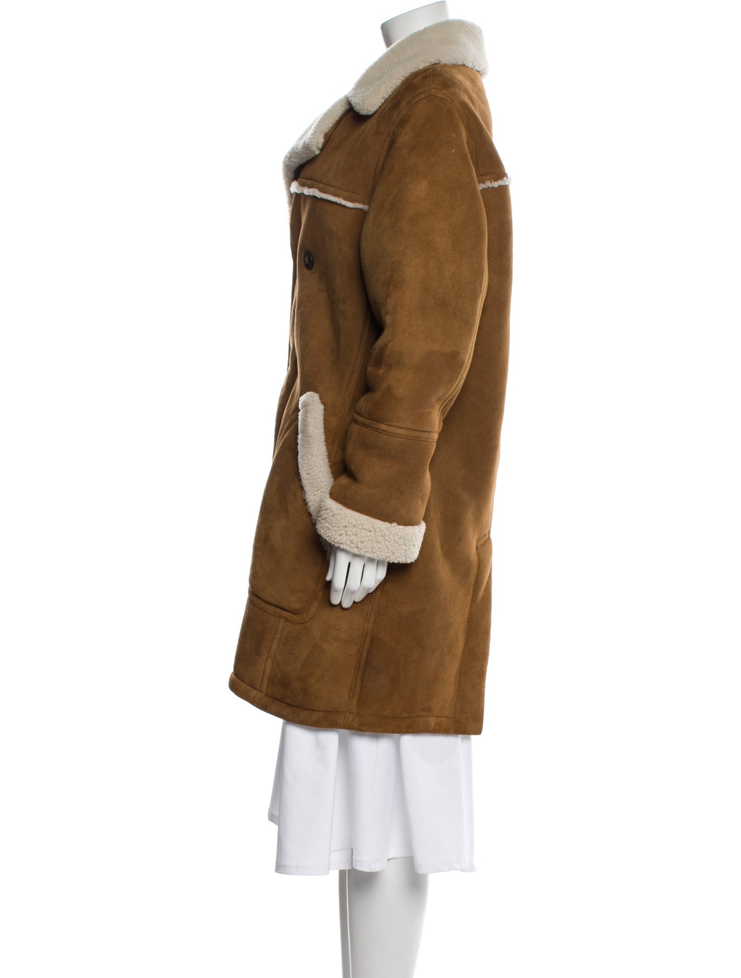Todd Snyder Lambskin Faux Fur Coat