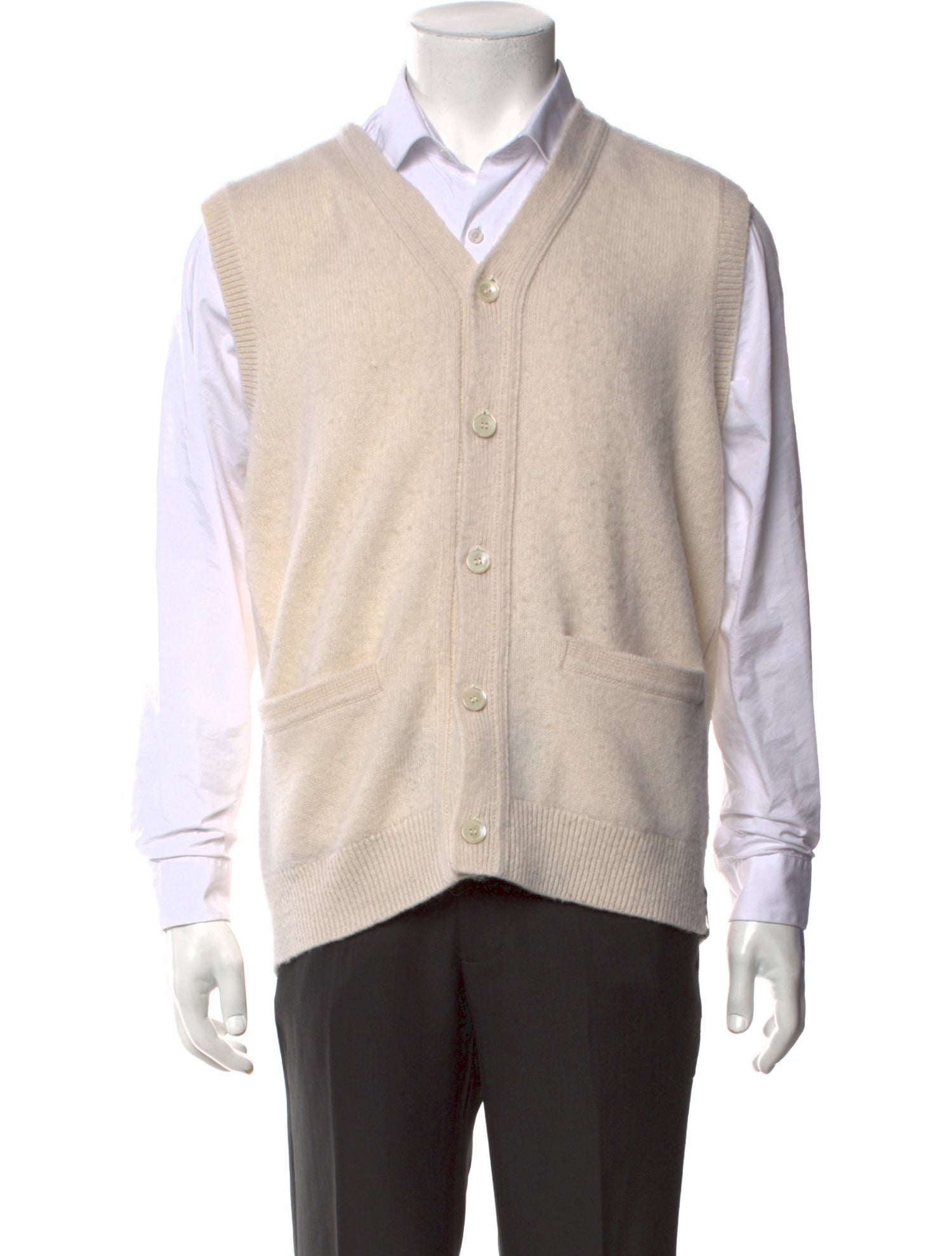 Todd Snyder Wool V-Neck Sweater Vest