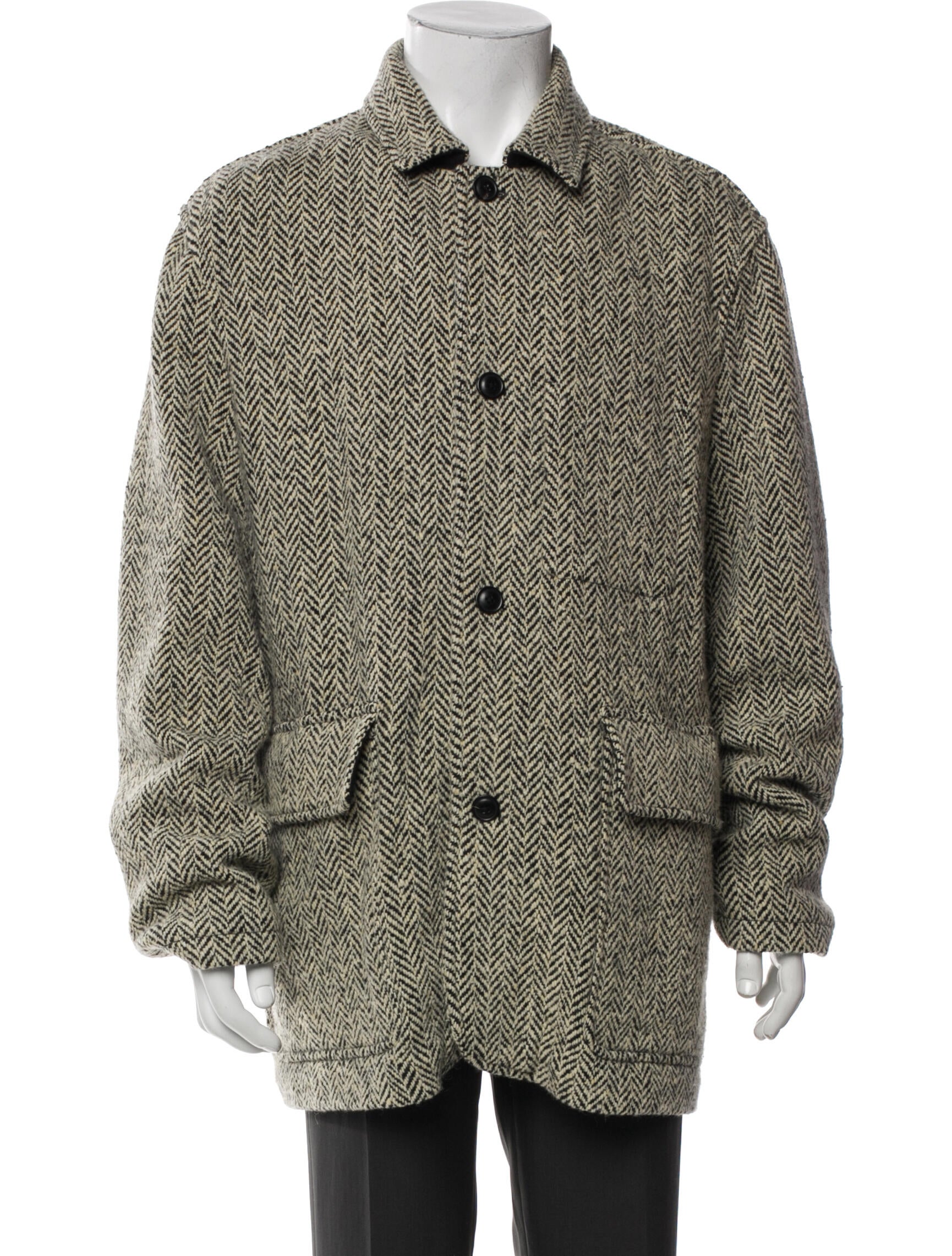 Todd Snyder Virgin Wool Printed Peacoat