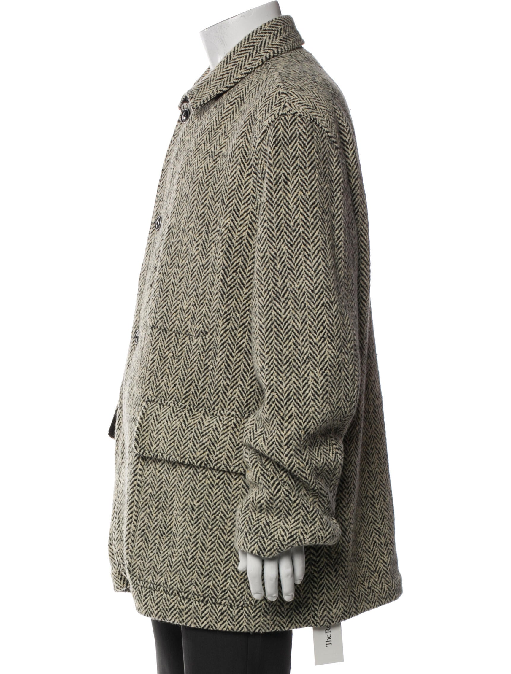 Todd Snyder Virgin Wool Printed Peacoat