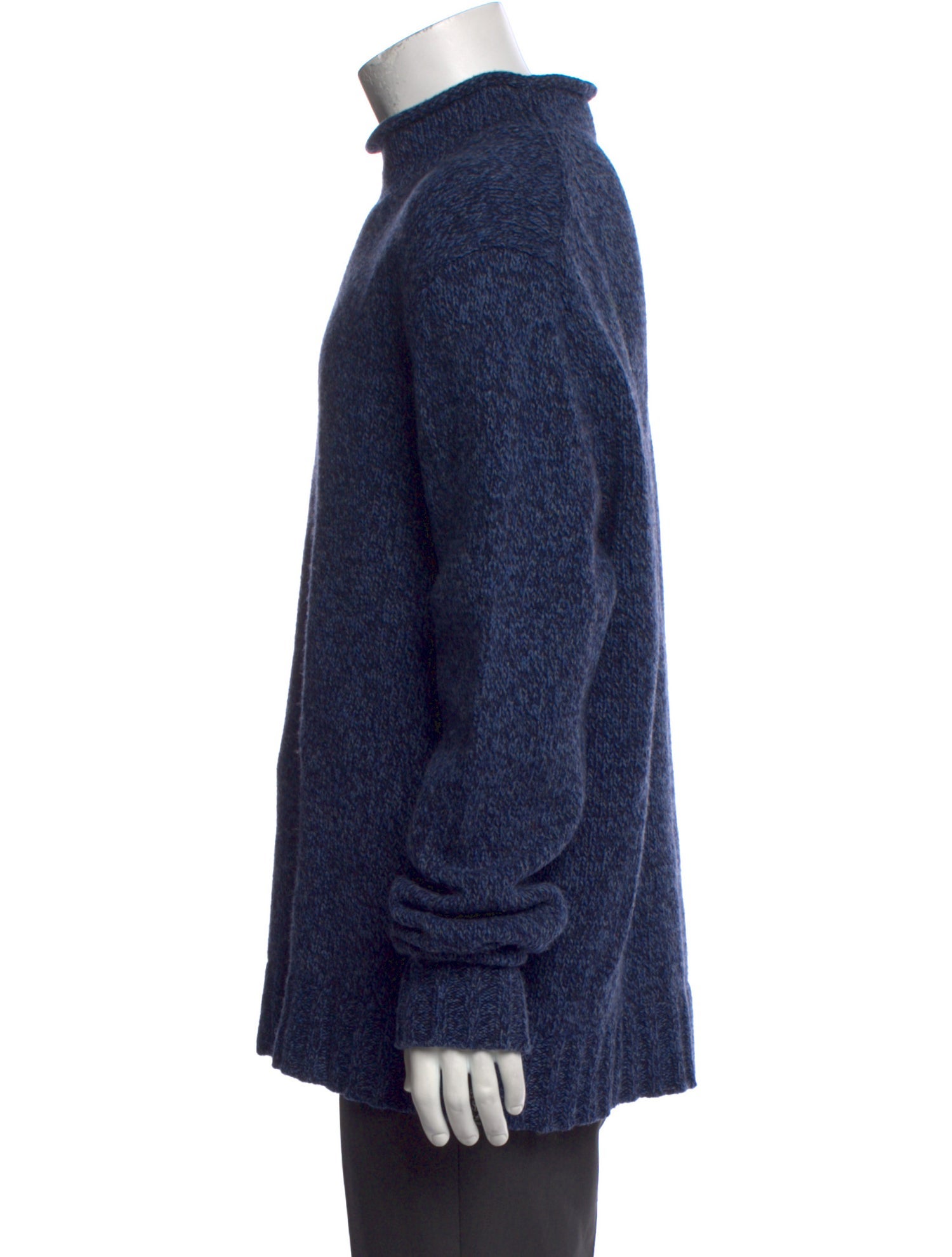 Todd Snyder Wool Mock Neck Sweatshirt