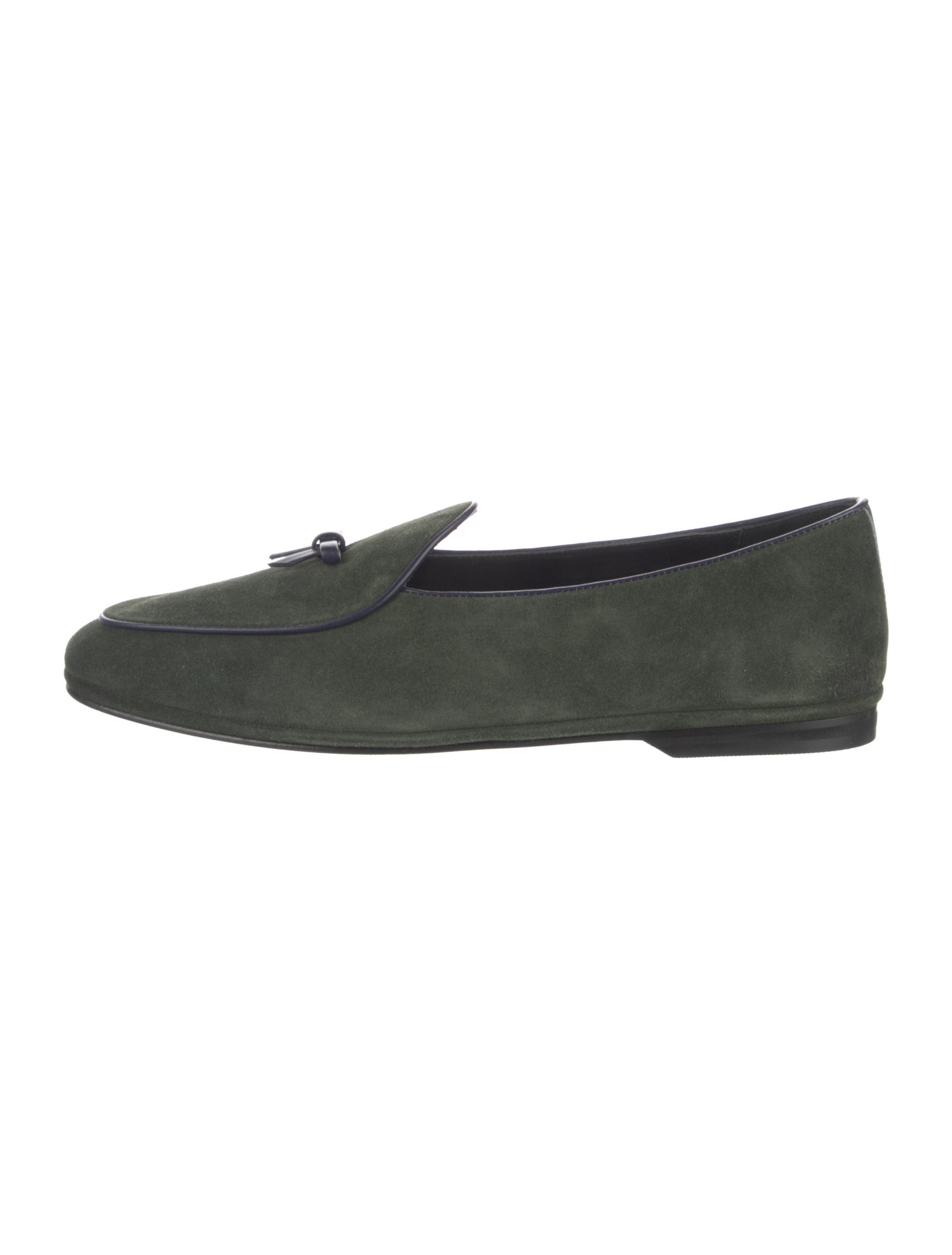 Todd Snyder Suede Bow Accents Loafers