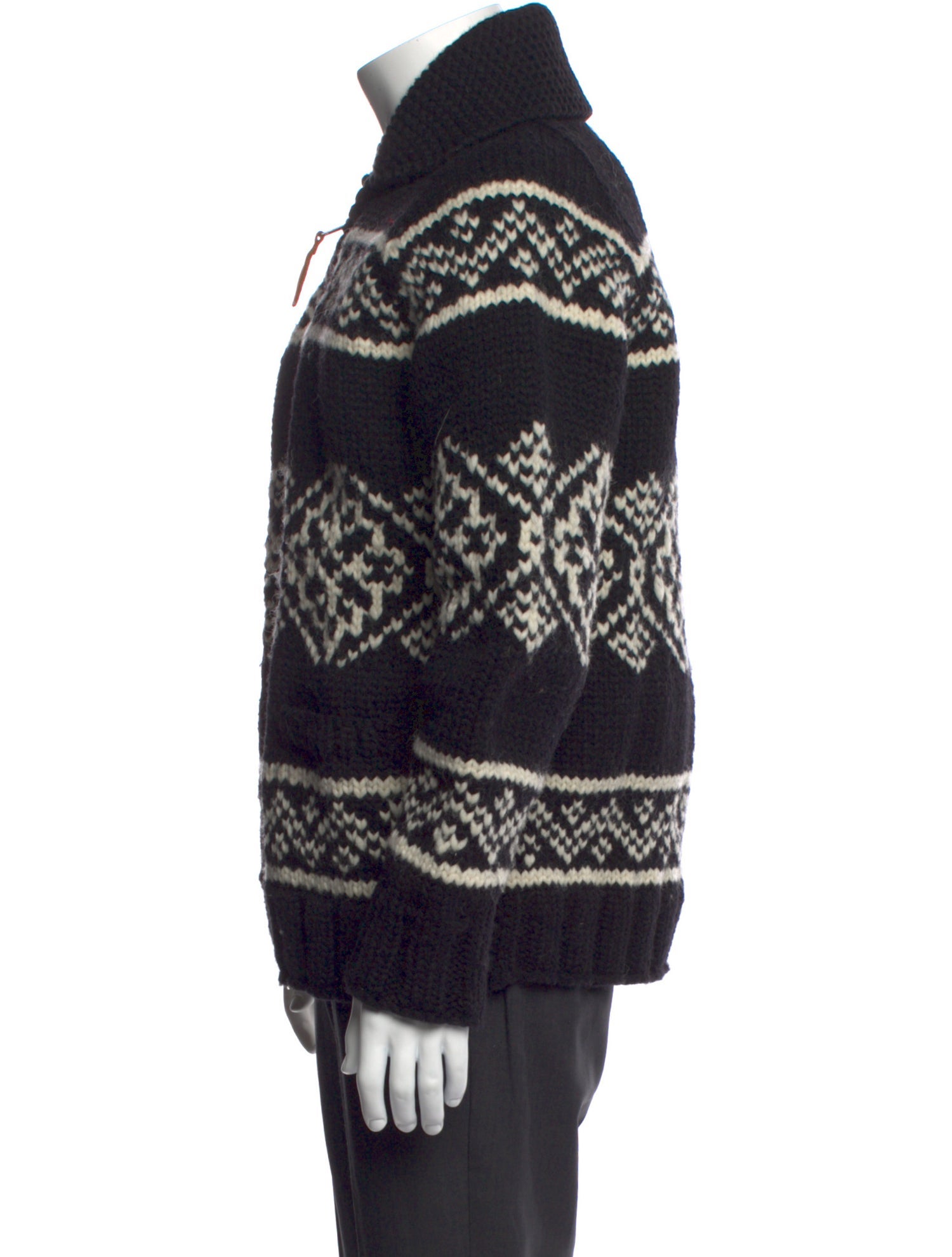 Todd Snyder Wool Printed Cardigan