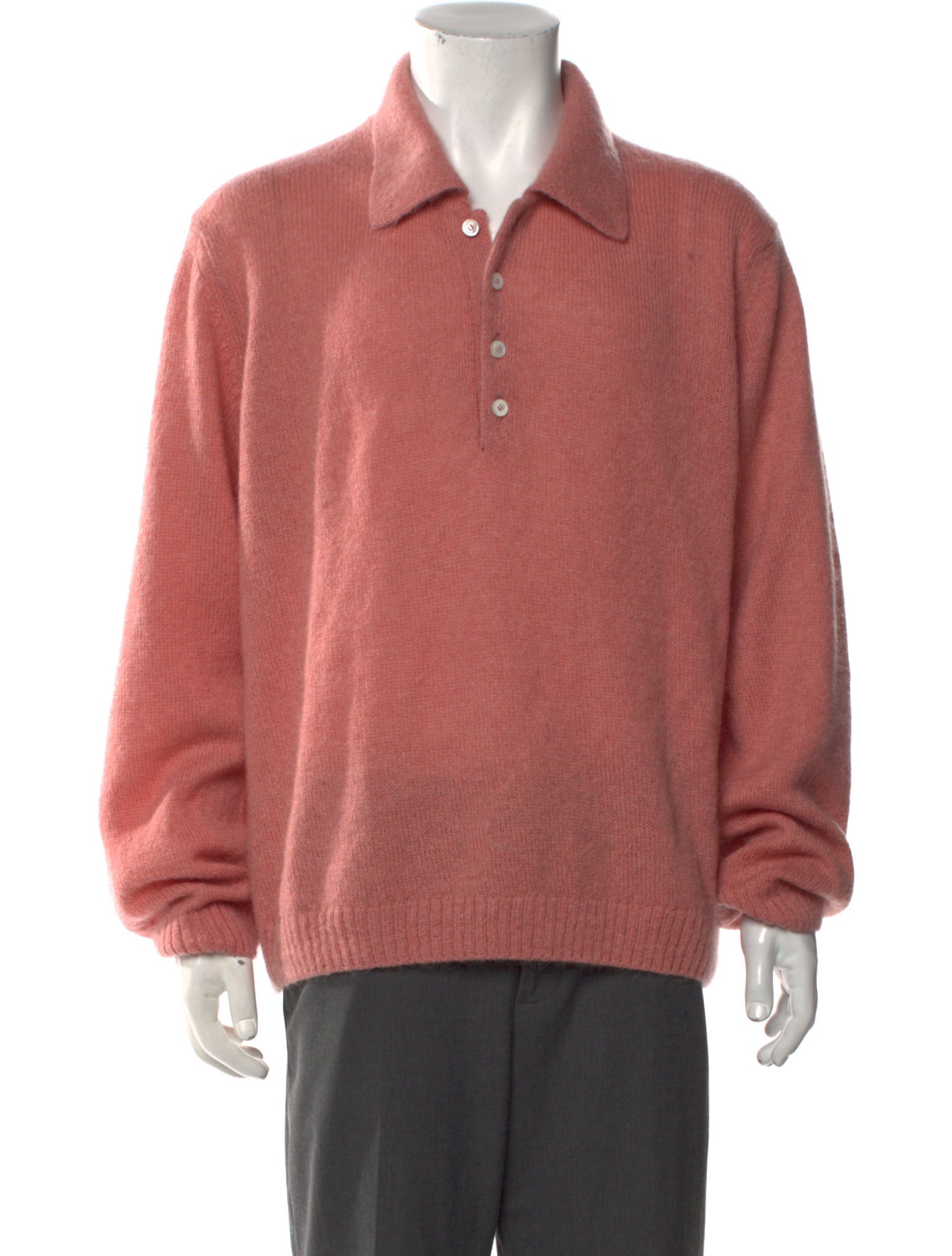 Todd Snyder Collar Long Sleeve Polo Sweater