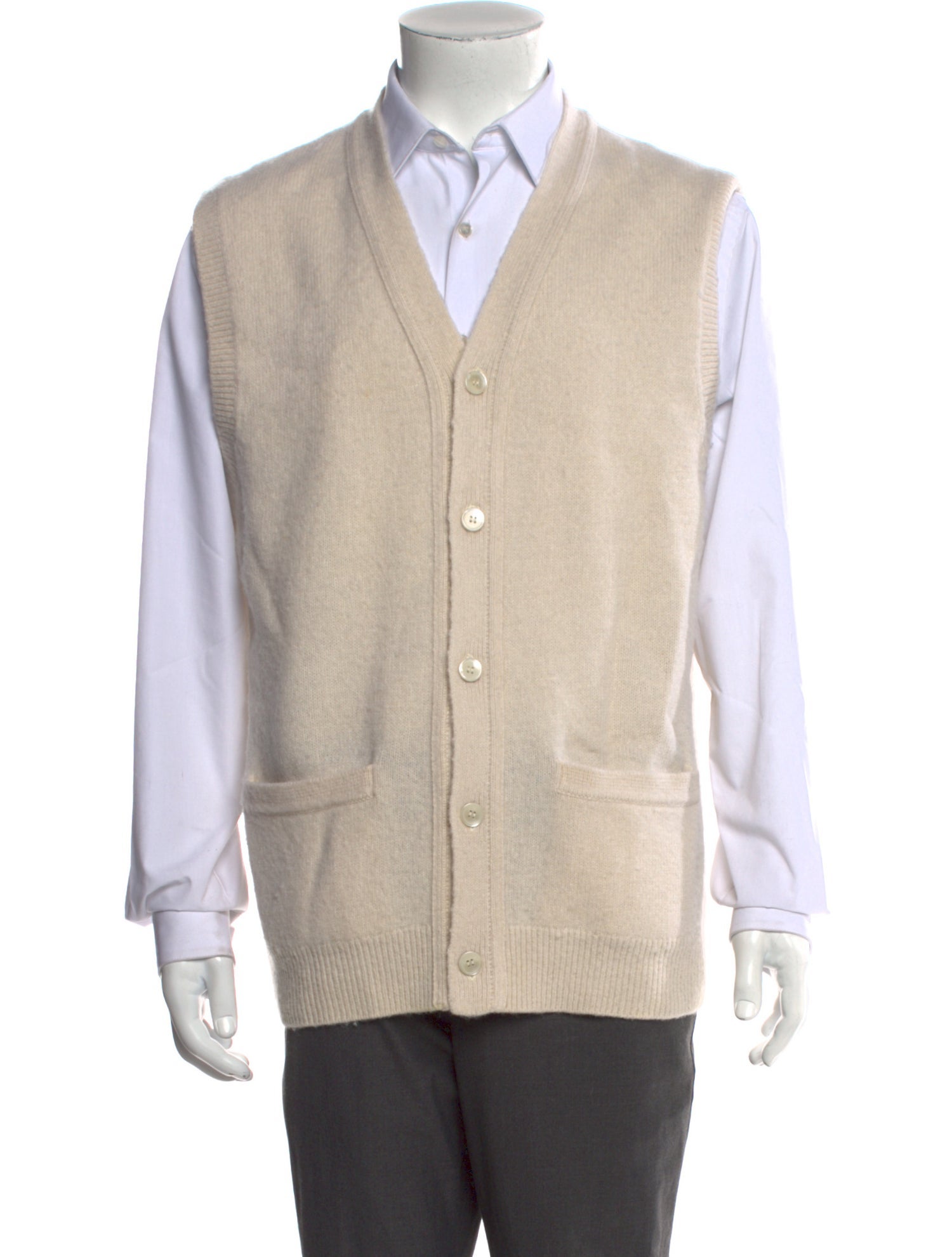 Todd Snyder Wool V-Neck Sweater Vest