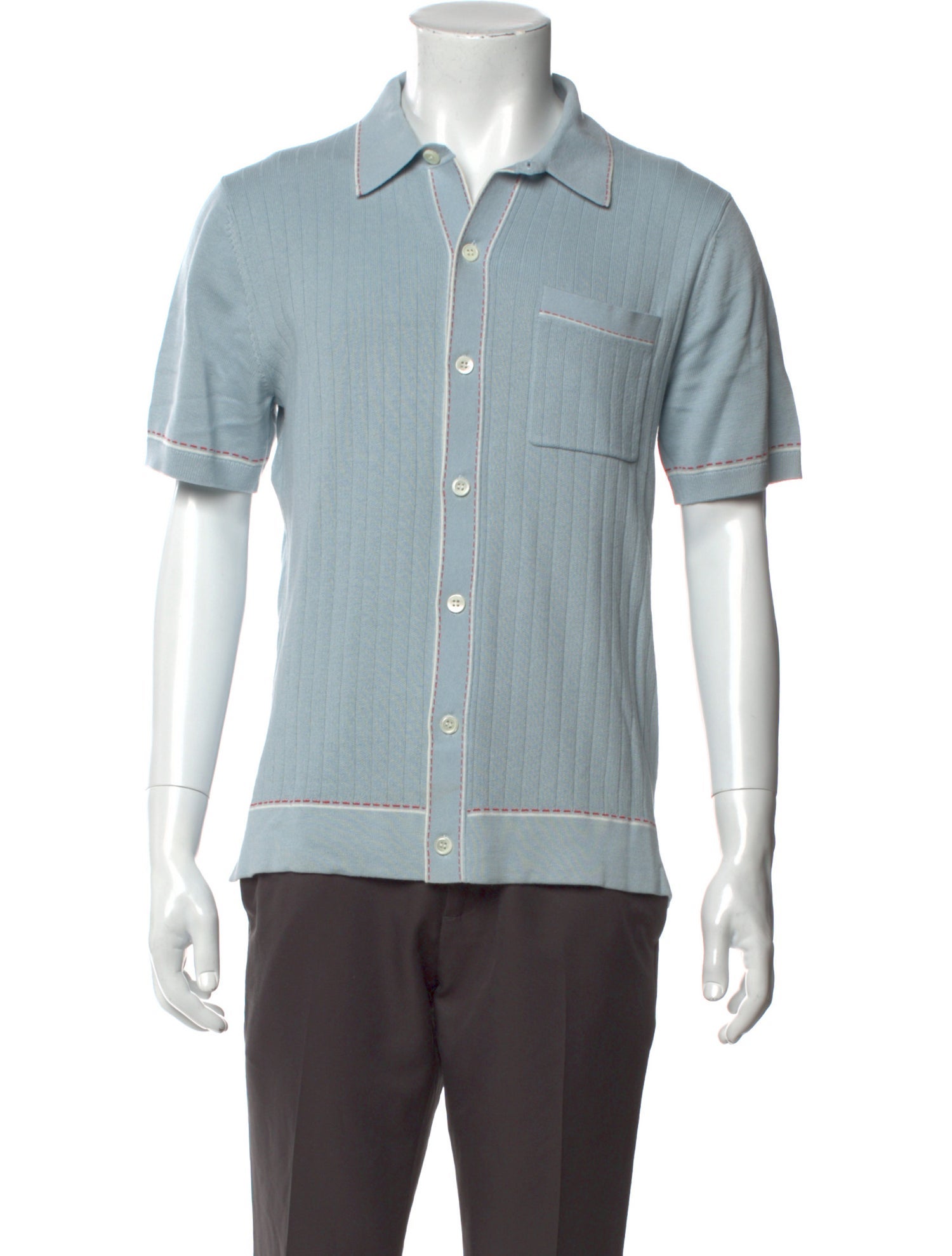 Todd Snyder Collar Short Sleeve Polo Sweater