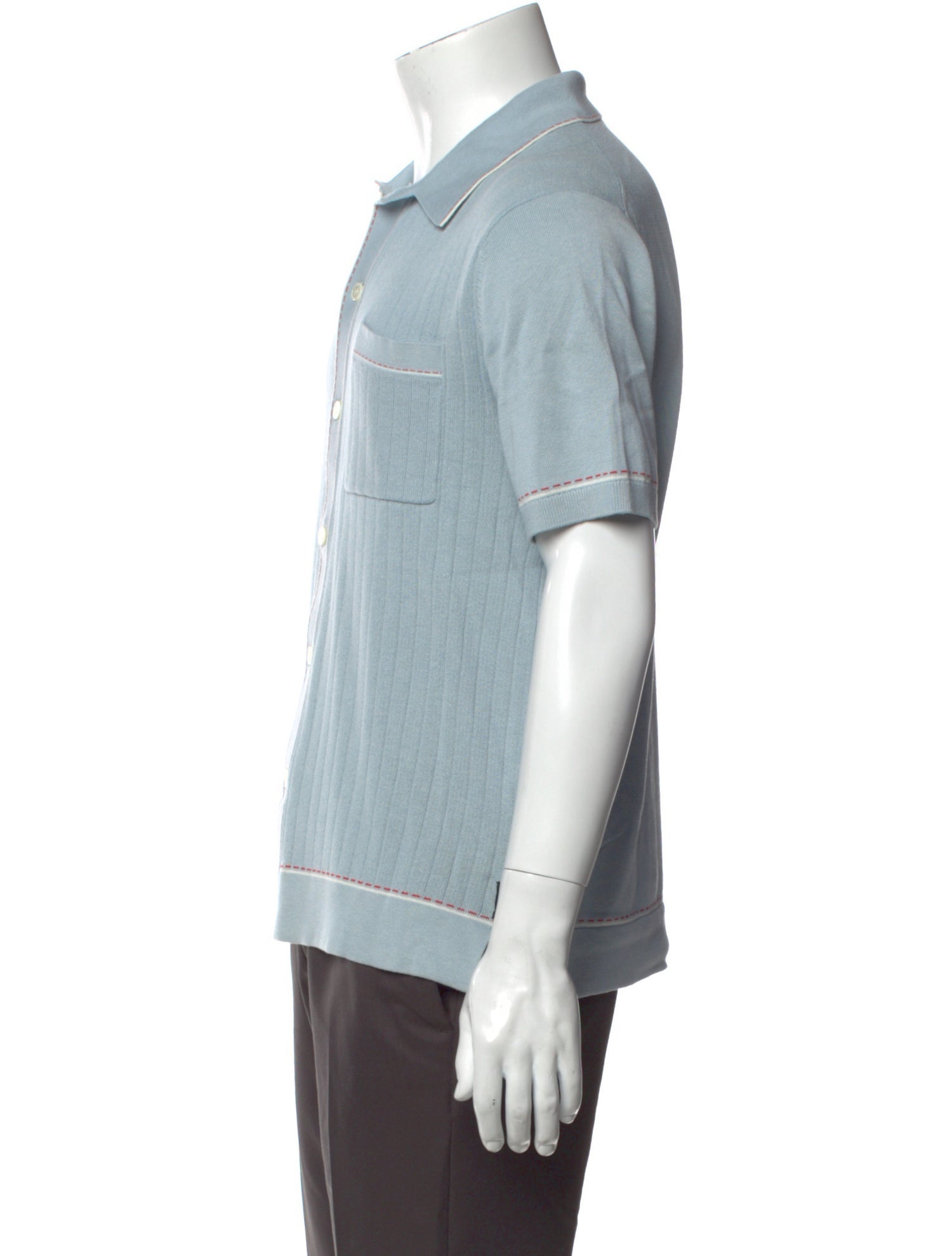 Todd Snyder Collar Short Sleeve Polo Sweater