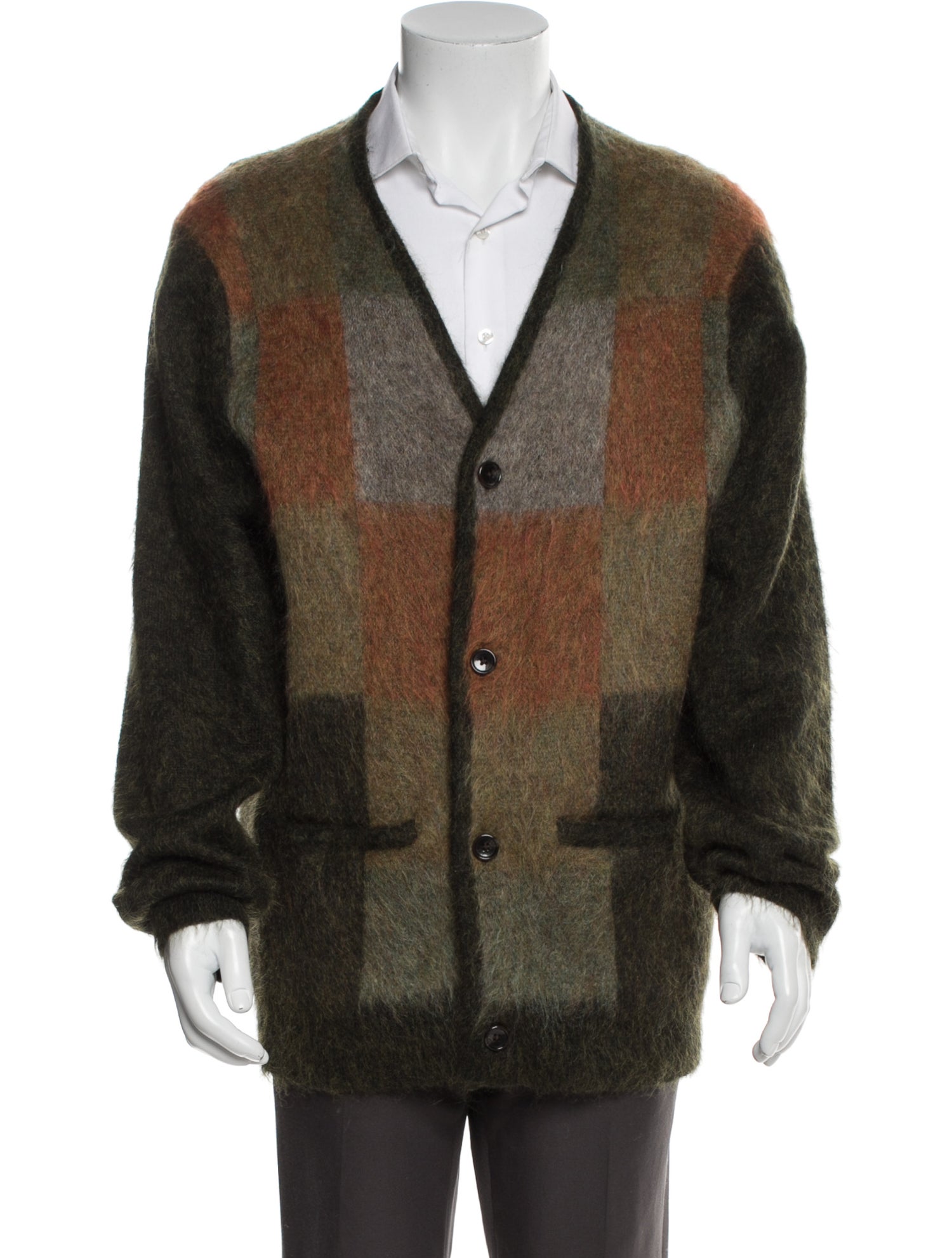 Todd Snyder Printed V-Neck Cardigan