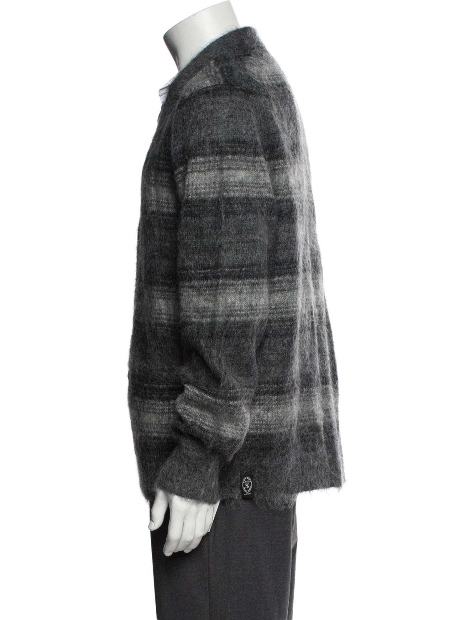 Todd Snyder Striped V-Neck Cardigan