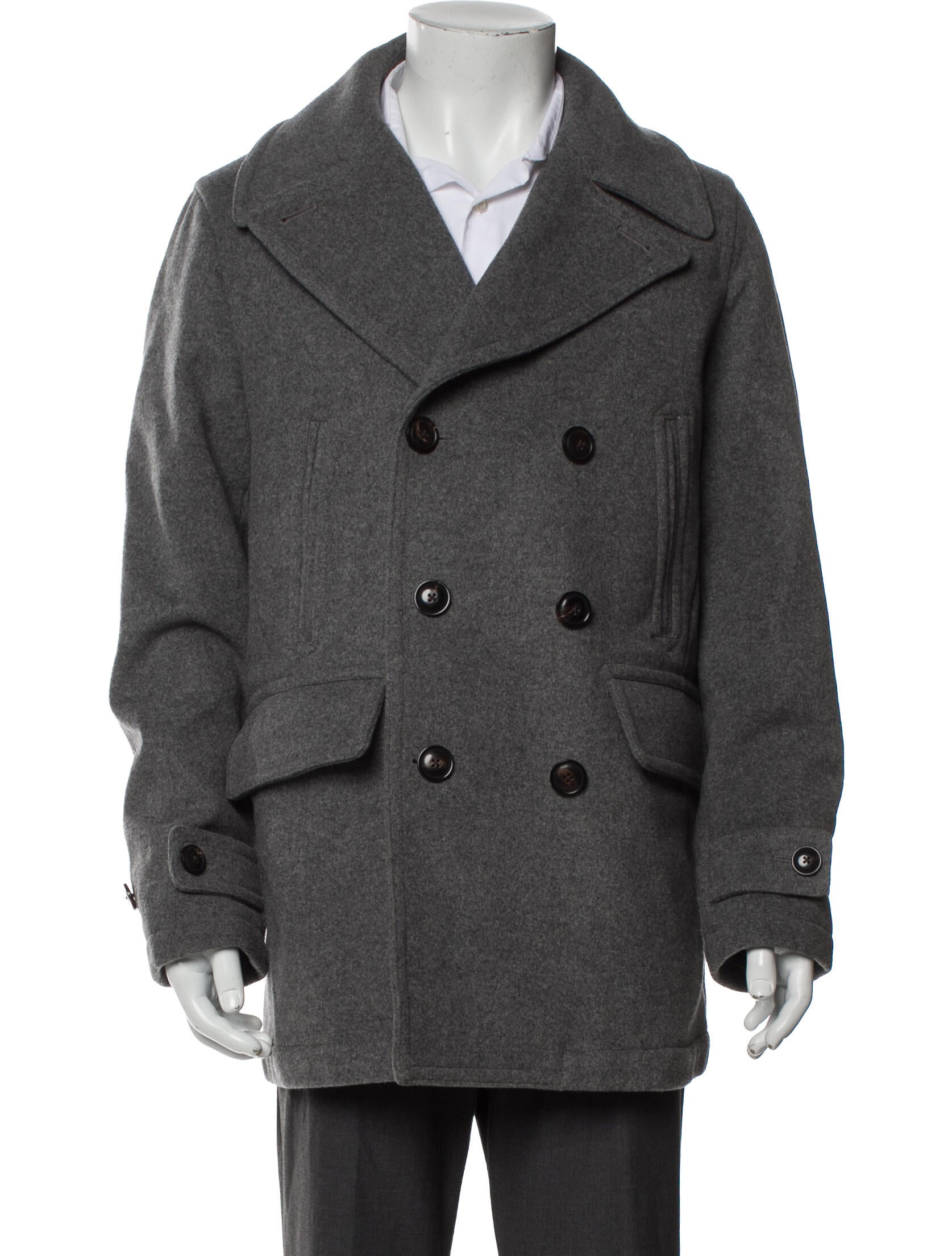 Todd Snyder Virgin Wool Peacoat
