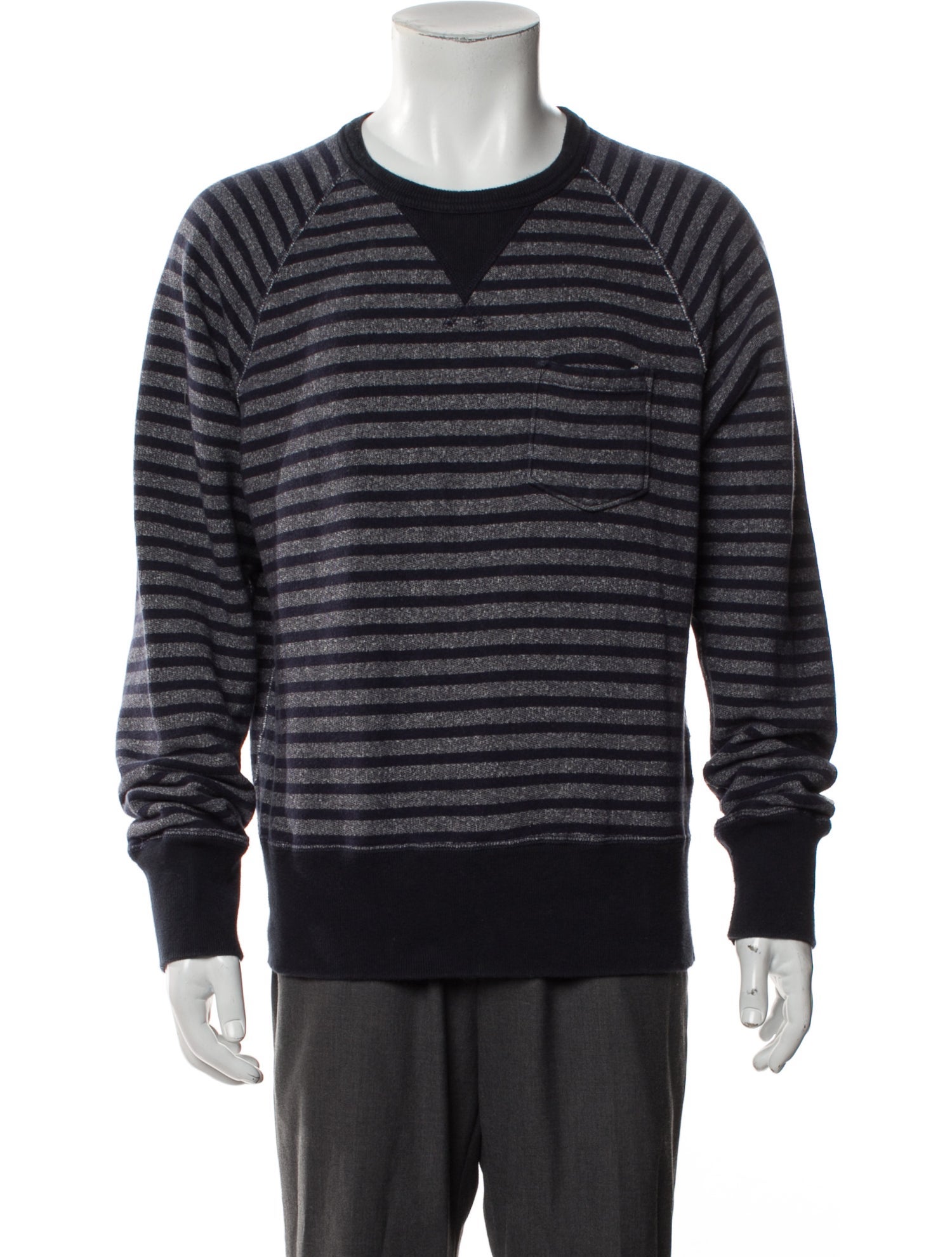 Todd Snyder Striped Crew Neck Pullover