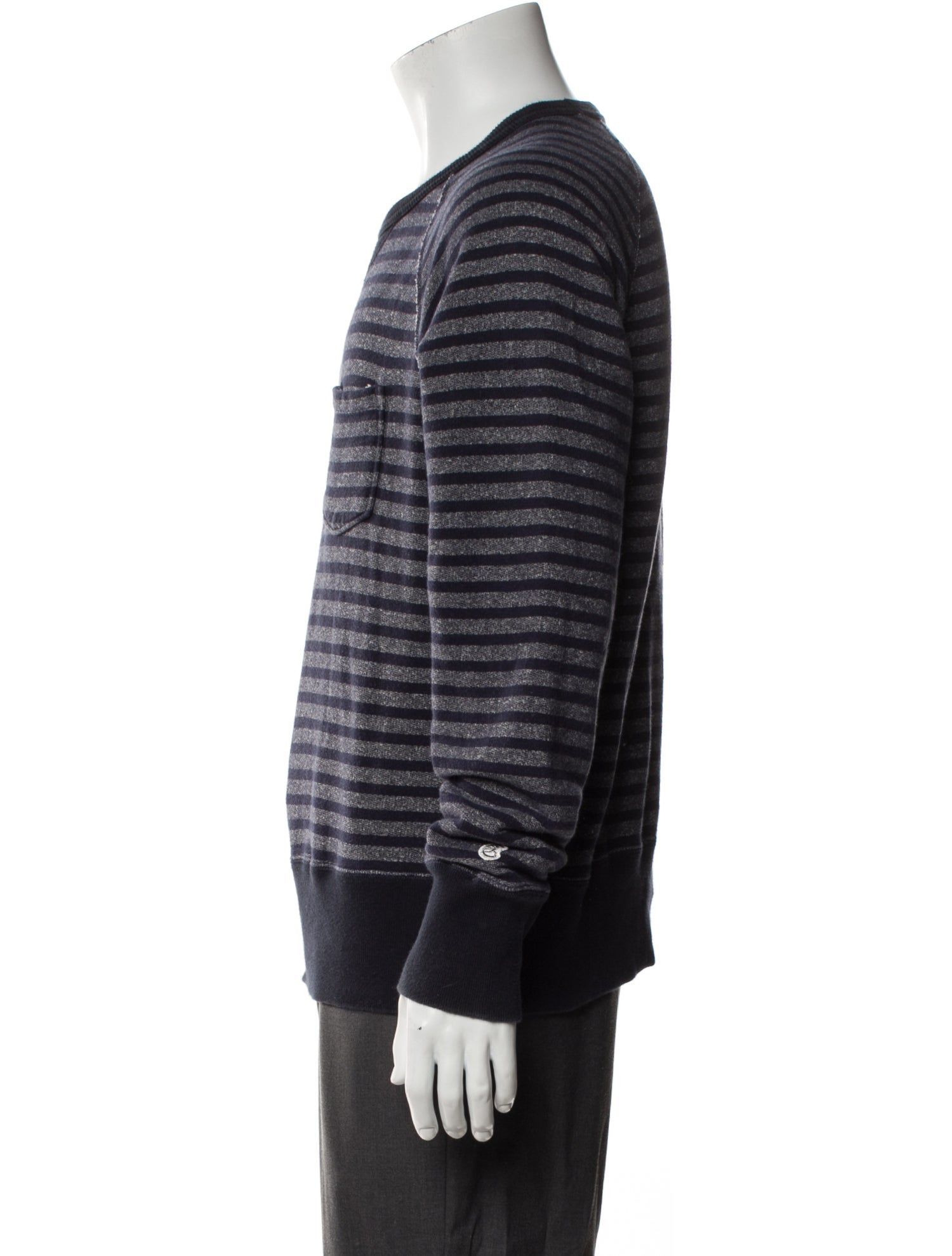 Todd Snyder Striped Crew Neck Pullover