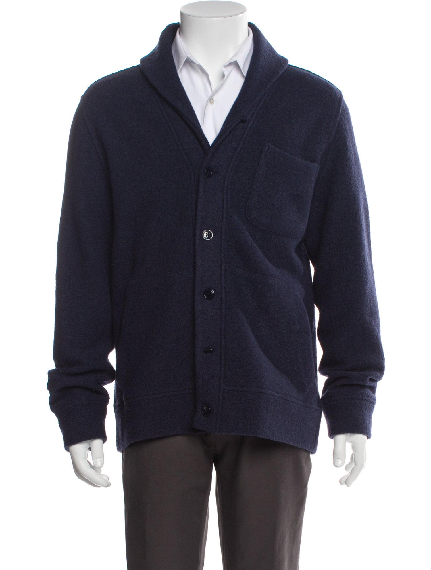Todd Snyder Virgin Wool V-Neck Cardigan