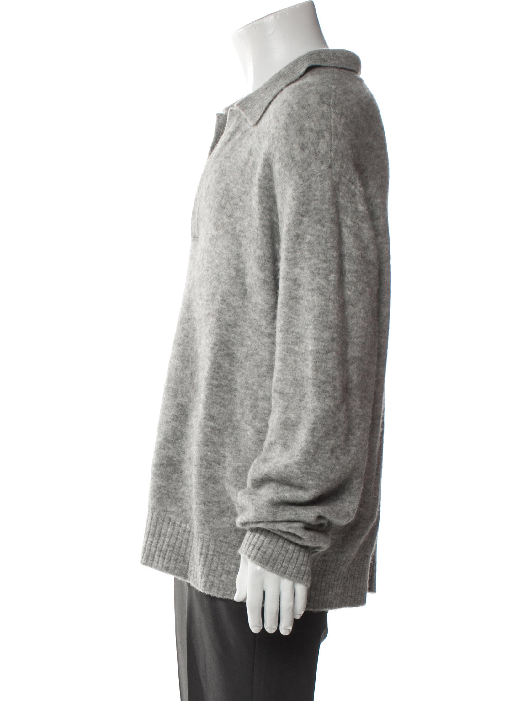 Todd Snyder Mock Neck Long Sleeve Polo Sweater