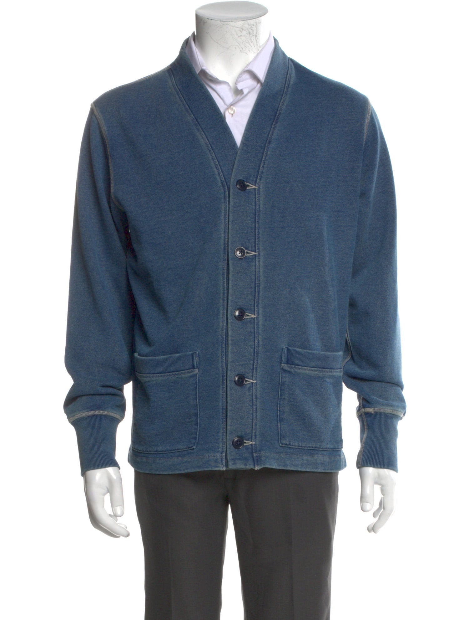 Todd Snyder V-Neck Long Sleeve Cardigan