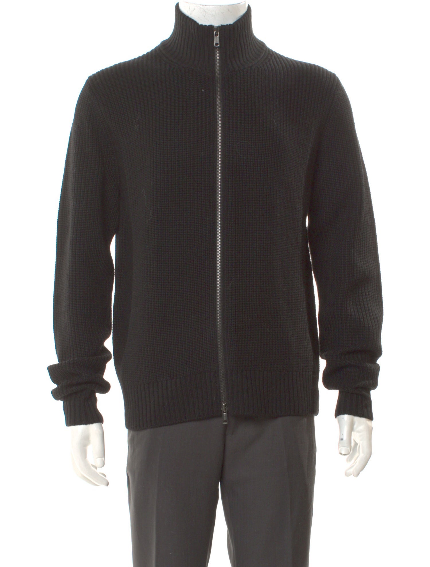Todd Snyder Merino Wool Mock Neck Cardigan