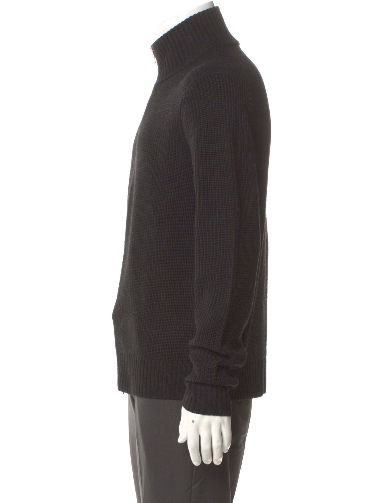 Todd Snyder Merino Wool Mock Neck Cardigan