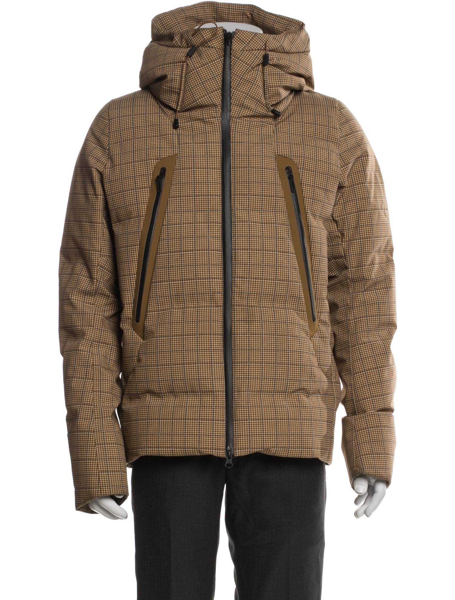 Todd Snyder Plaid Print Puffer Coat