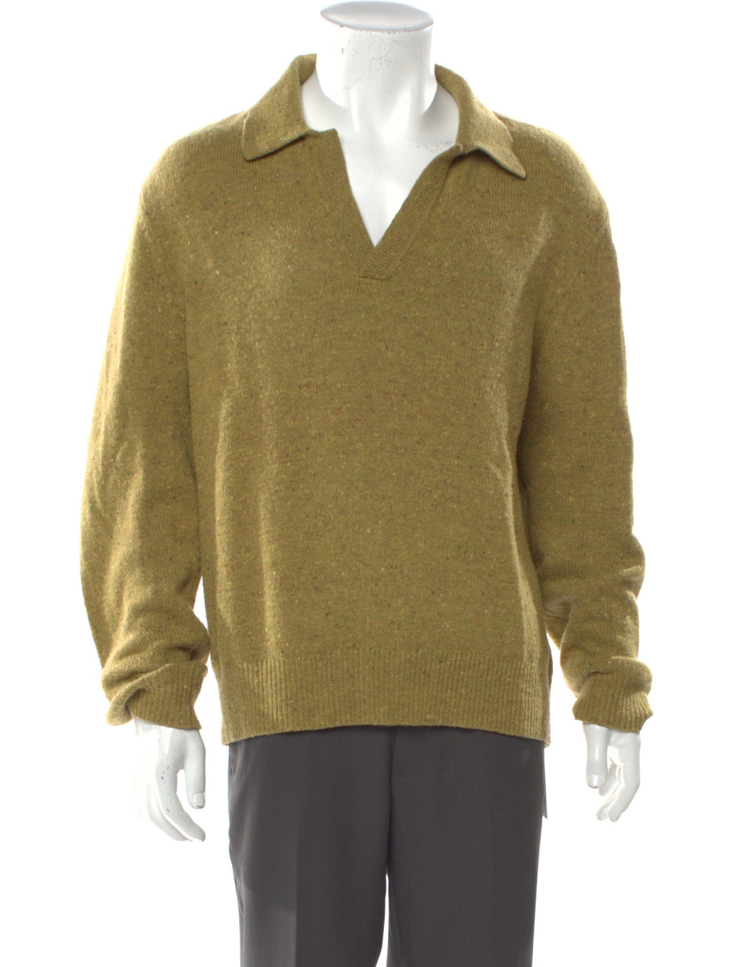 Todd Snyder Collar Long Sleeve Polo Sweater