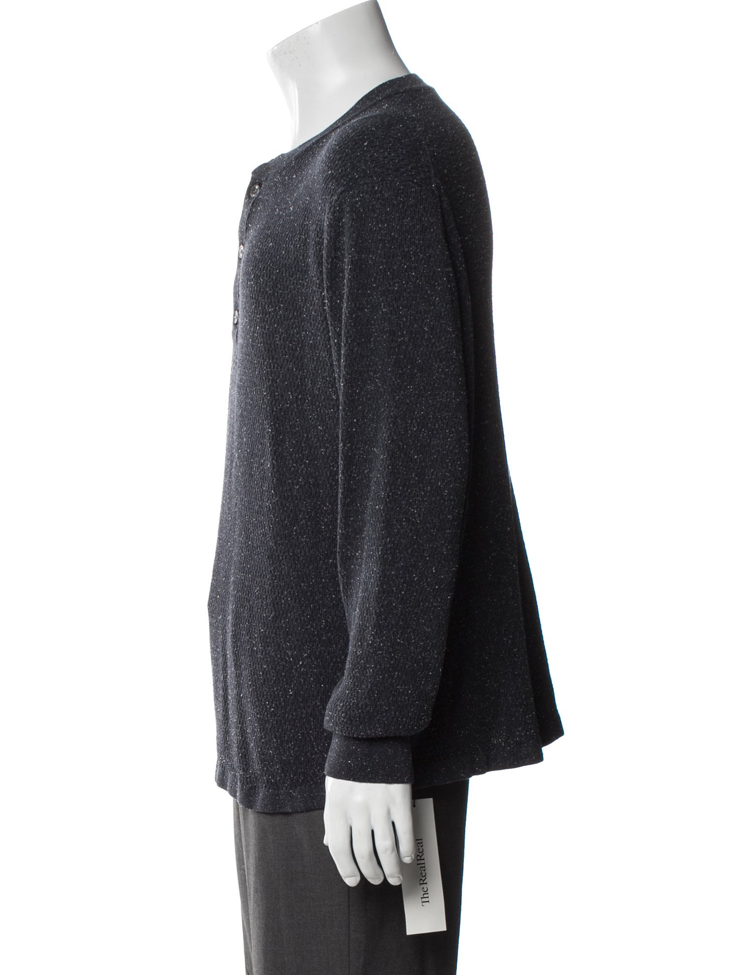 Todd Snyder Silk Crew Neck Polo Sweater