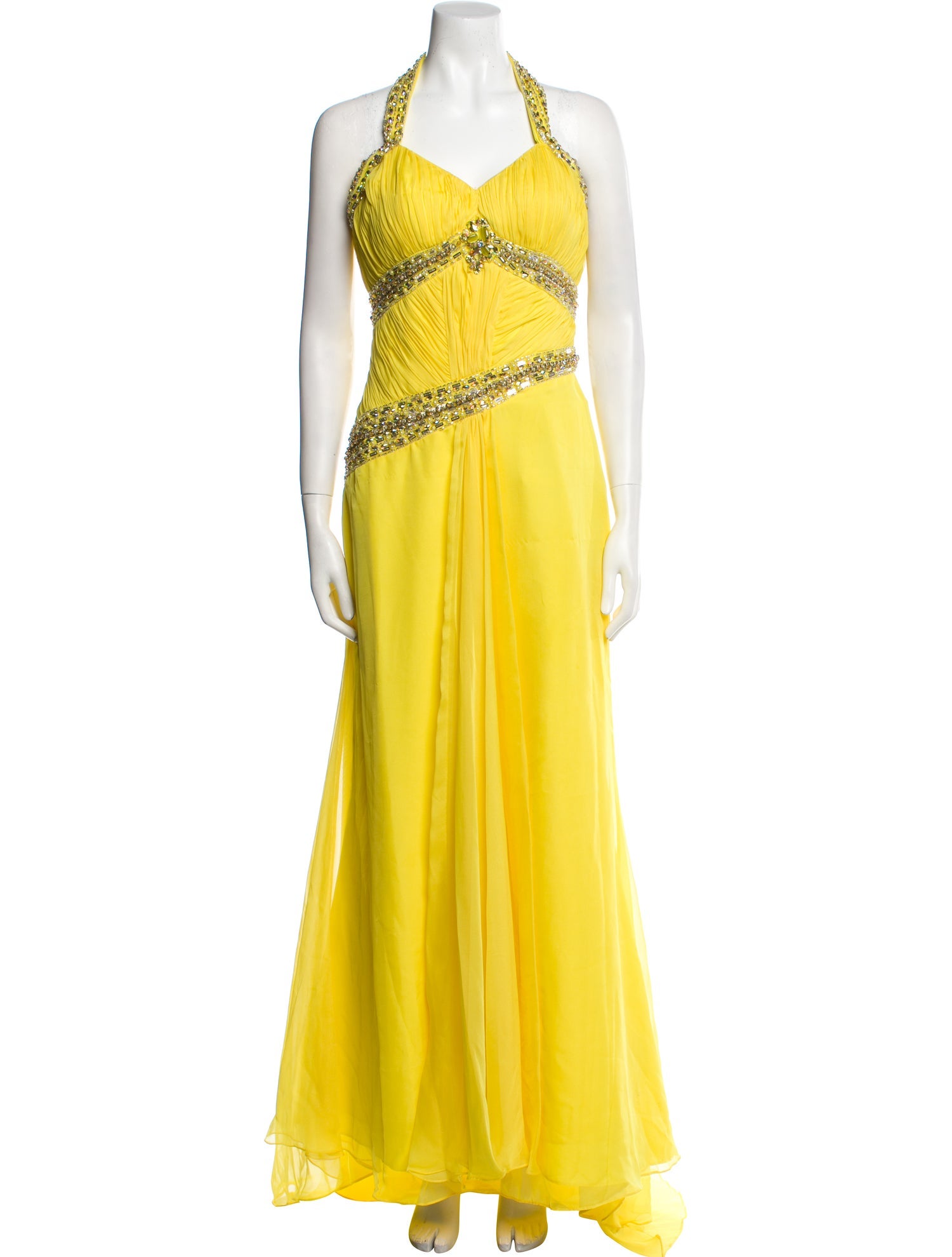 Tony Bowls Evening Halterneck Long Dress