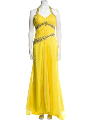 Tony Bowls Evening Dresses Halterneck Long Dress M