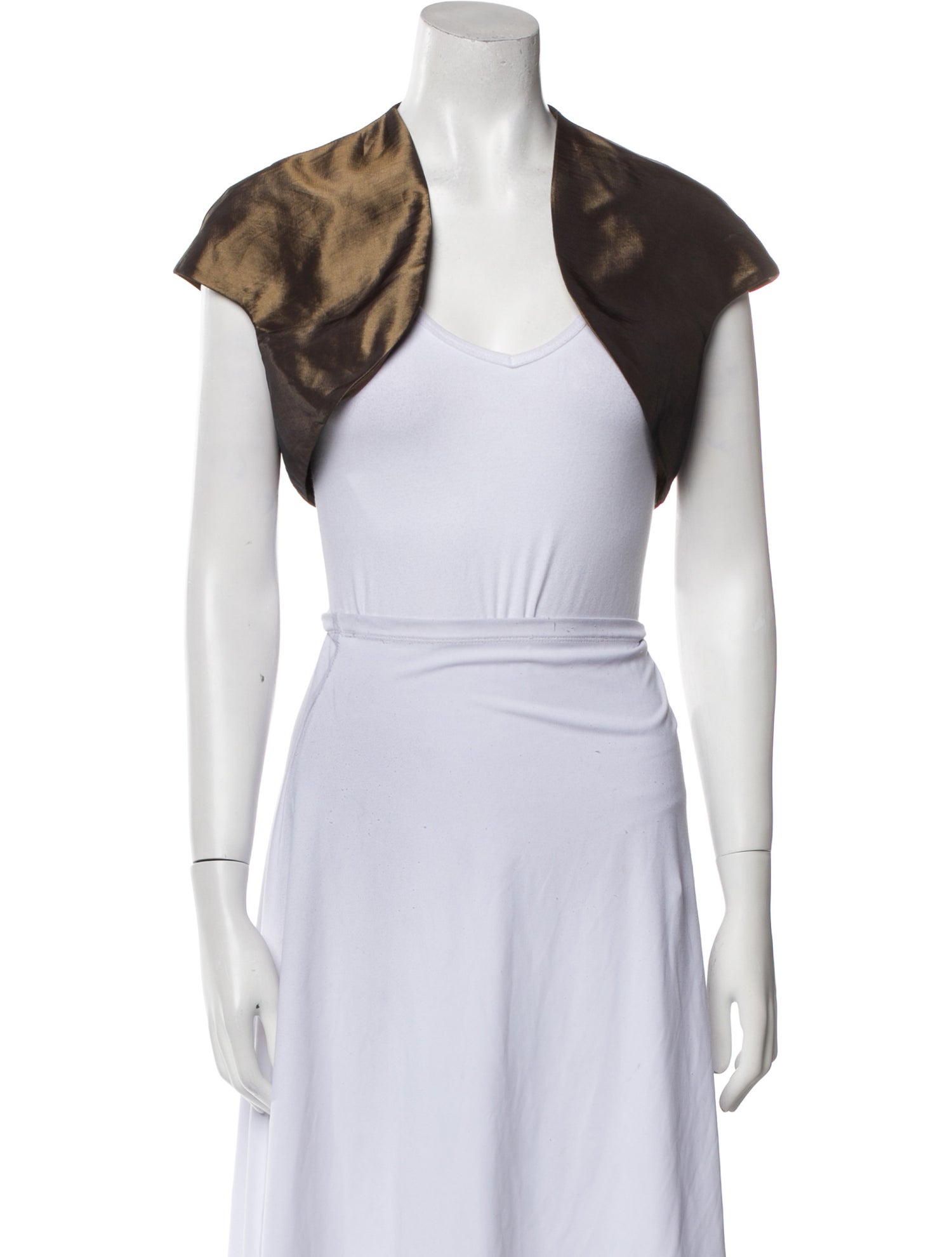 Tony Bowls Evening V-Neck Short Sleeve Crop Top