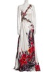 Tony Bowls Evening Printed Long Dress