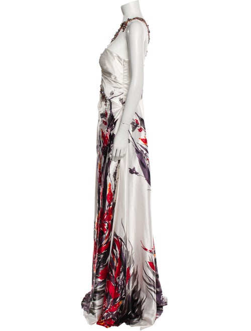 Tony Bowls Evening Printed Long Dress
