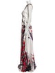 Tony Bowls Evening Printed Long Dress