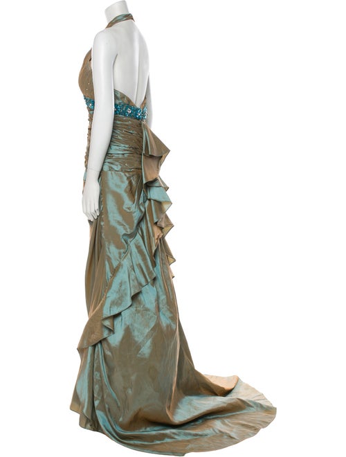 Tony Bowls Evening Printed Long Dress