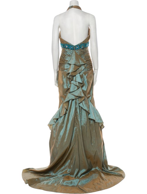 Tony Bowls Evening Printed Long Dress