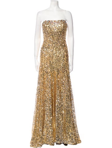 Tony Bowls Evening Dresses Patterned Long Dress S